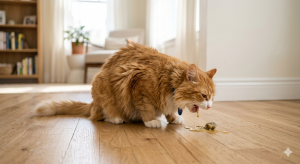 Lire la suite à propos de l’article Occlusion intestinale du chat : symptômes et urgence