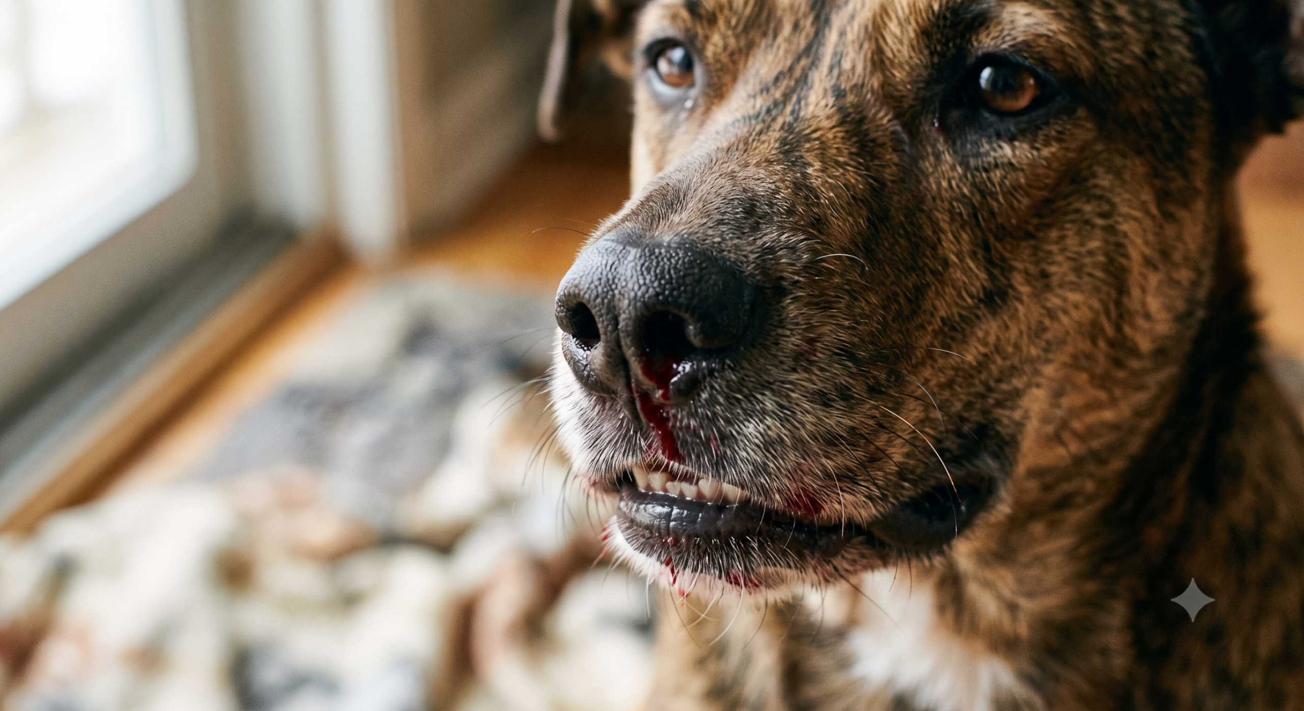 Lire la suite à propos de l’article Chien qui saigne du nez : causes, signes d&rsquo;urgence, que faire